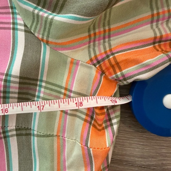 Crown & Ivy Vibrant Plaid Maxi Ruffle Dress - Picture 8 of 8